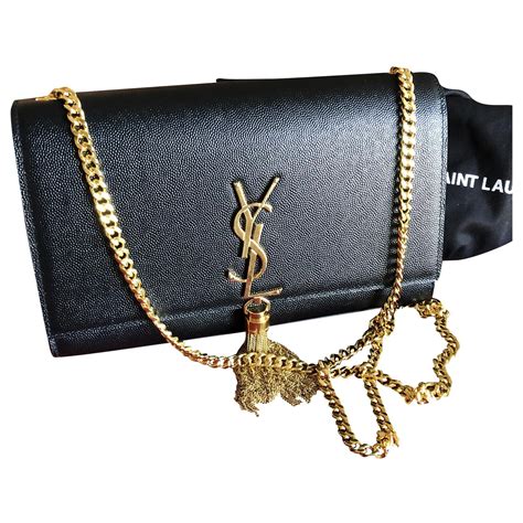 pochette ysl noir femme|Pochettes SAINT LAURENT pour femme .